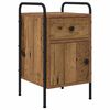 vidaXL Nachttisch Altholz 35 x 36,5 x 61 cm Holzwerkstoff