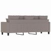vidaXL 3-Sitzer-Sofa Taupe 180 cm Stoff