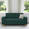 vidaXL 2-Sitzer Sofa Dunkelgr&uuml;n 180x78x84 cm Stoff