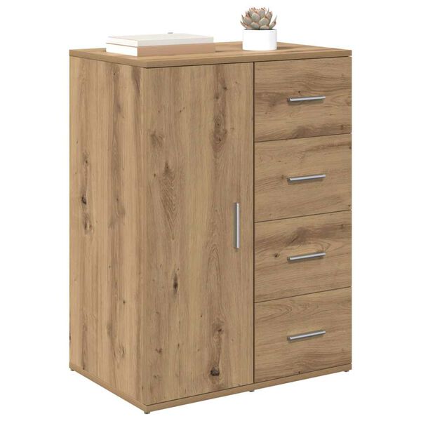 vidaXL Sideboard Artisan-Eiche 59 x 39 x 80 cm Holzwerkstoff