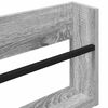 vidaXL Magazinregal 2 pcs Graues Sonoma 60 x 12 x 30 cm Holzwerkstoff