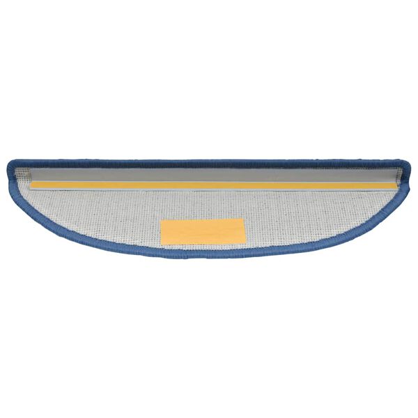 vidaXL Stufenmatten 20 Stk. 56x17x3 cm Blau Halbrund