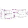 vidaXL TV-Schrank Artisan-Eiche 150x33,5x45 cm Holzwerkstoff