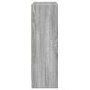 vidaXL B&uuml;cherregal Grau Sonoma 80x24x76cm Holzwerkstoff