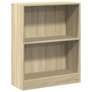 vidaXL B&uuml;cherregal Sonoma-Eiche 60x24x76 cm Holzwerkstoff
