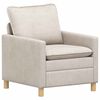 vidaXL Sofa Creme 76 x 81 x 87,5 cm Polyester