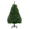 vidaXL K&uuml;nstlicher Weihnachtsbaum Gr&uuml;n 120 cm PVC und Metall