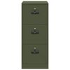 vidaXL Aktenschrank Olive Gr&uuml;n 44 x 50 x 106,5 cm Kaltgewalzter Stahl
