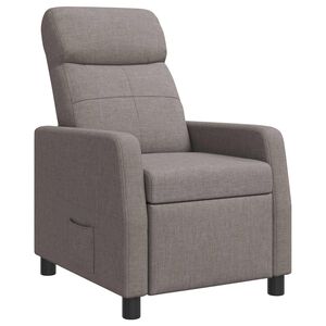 vidaXL Liegesessel Taupe Stoff