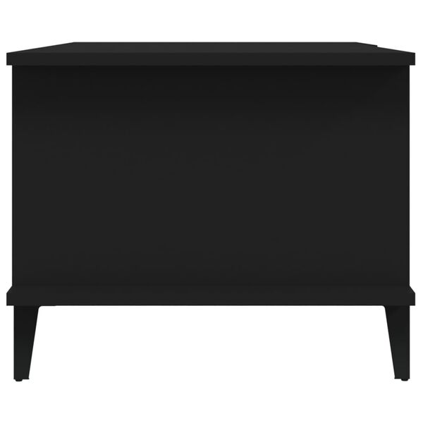 vidaXL Couchtisch Schwarz 90x50x40 cm Holzwerkstoff