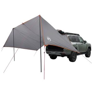 vidaXL Fahrzeugmarkise mit Dach Grau und Orange 518 x 580 x 215 cm