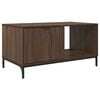 vidaXL Couchtisch Braune Eiche 90 x 49 x 46 cm Holzwerkstoff