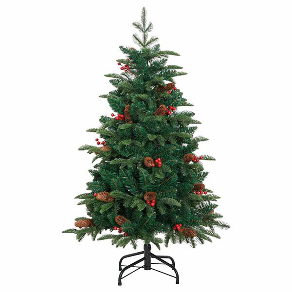 vidaXL K&uuml;nstlicher Weihnachtsbaum mit 150 LEDs mit St&auml;nder Gr&uuml;n 150 cm