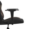 vidaXL Gaming-Stuhl Schwarz und Taupe Stoff
