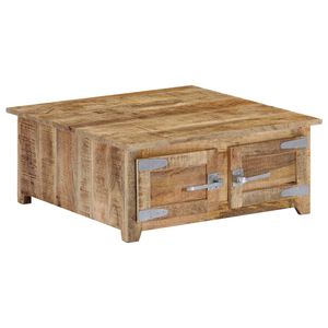 vidaXL Couchtisch 70x70x30 cm Massivholz Mango