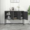 vidaXL Sideboard Anthrazit 105x35x75 cm Stahl