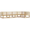 vidaXL Outdoor-Sofagarnitur 5 pcs Wei&szlig; 325 x 166,5 x 73 cm