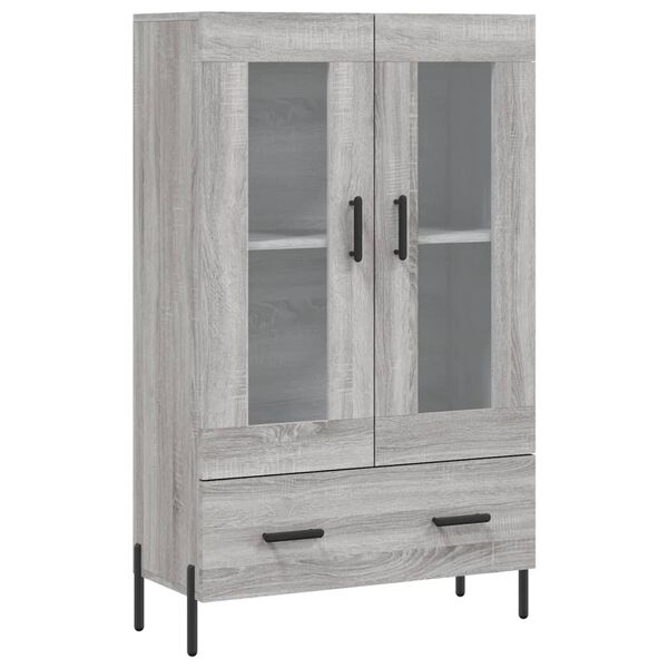 vidaXL Highboard Grau Sonoma 69,5x31x115 cm Holzwerkstoff