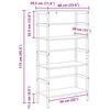 vidaXL B&uuml;cherregal Altholz 60 x 29,5 x 115 cm Holzwerkstoff
