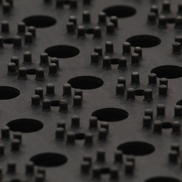 vidaXL Gummimatte 16 mm 80 x 120 cm