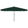 vidaXL Gartensonnenschirm 395 x 395 x 245 cm Polyester Rund Gr&uuml;n