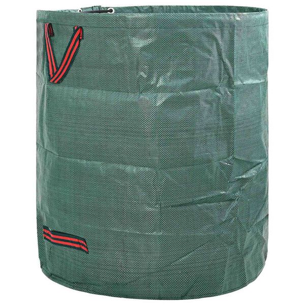 vidaXL Gartenmüllsäcke 12 pcs Grün 67 x 67 x 75.5 cm Polypropylen