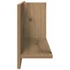 vidaXL Wandschrank 70x16,5x30 cm Artisan-Eiche Holzwerkstoff
