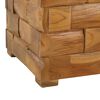 vidaXL Aufbewahrungshocker Braun 40 x 40 x 45 cm Massivholz Teak