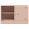 vidaXL TV-Schrank Rosa 67x39x44 cm Stahl