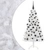 vidaXL K&uuml;nstlicher Weihnachtsbaum mit Weihnachtskugel 210 cm 300 LEDs