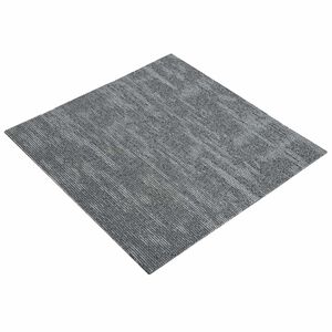 vidaXL Teppichfliese Betongrau 50 x 50 cm 4 stk.