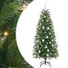 vidaXL K&uuml;nstlicher Weihnachtsbaum Gr&uuml;n 150 cm PE und PVC
