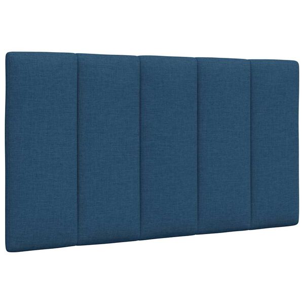 vidaXL Kopfteil-Kissen "Hanko" Blau 80 cm Stoff