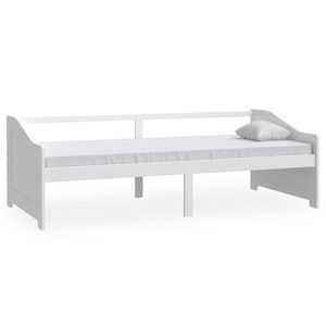 vidaXL Tagesbett 3-Sitzer Wei&szlig; Massivholz Kiefer 90x200 cm