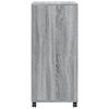 vidaXL Rollschrank Grau Sonoma 55x40x91 cm Holzwerkstoff
