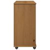 vidaXL Rollschrank Honigbraun 63,5 x 39 x 79 cm Massivholz Kiefer