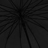 vidaXL Regenschirm Automatisch Schwarz 120 cm
