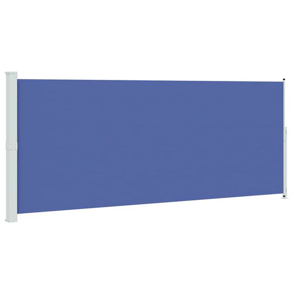 vidaXL Seitenmarkise Ausziehbar 200x500 cm Blau