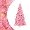 vidaXL Weihnachtsbaum Rosa 210 cm PVC