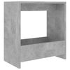 vidaXL Beistelltisch Betongrau 50x26x50 cm Holzwerkstoff