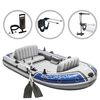 Intex Schlauchboot-Set Excursion 4 mit Trolling-Motor und Halterung