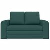 vidaXL Schlafsofa 60cm Dunkelgr&uuml;n Stoff