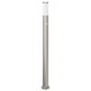 vidaXL Pollerleuchte mit Sensor 110 cm Edelstahl IP44
