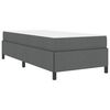 vidaXL Boxspringbett Dunkelgrau 80 x 200 cm Stoff