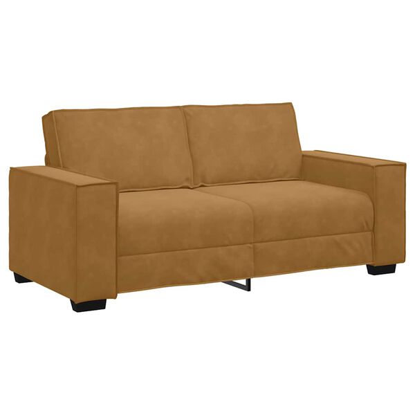 vidaXL 2-Sitzer-Sofa Braun 180x78x84 cm Samt