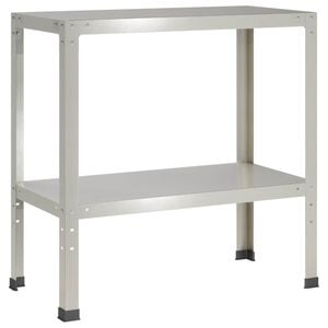 vidaXL Pflanztisch 100 x 40 x 80 cm Edelstahl Silber