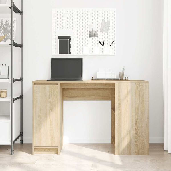 vidaXL Schreibtisch Sonoma-Eiche 120x42x76 cm Holzwerkstoff