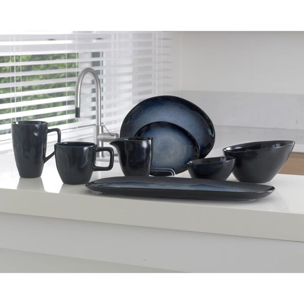 Cosy & Trendy Schale Saphir 6 Stk. Oval 15x12x8,5 cm Saphirblau