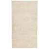 vidaXL Teppich Shaggy Hochflor Modern Golden 60x110 cm