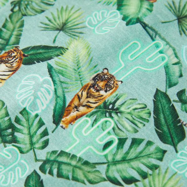 Kinder-T-Shirt Hellgr&uuml;n Melange 104